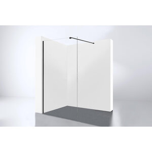 Best-Design Dalis-800 inloopdouche 80x200cm 8mm veiligheidsglas NANO mat zwart