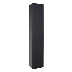 Best-Design Blanco Black hoge kolomkast L&R 35x180 cm mat zwart