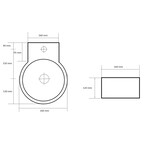 Best-Design Class fonteinset compleet 30x16cm wit