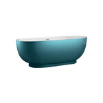 Best-Design Color Turquoise vrijstaand bad 179x81x61cm