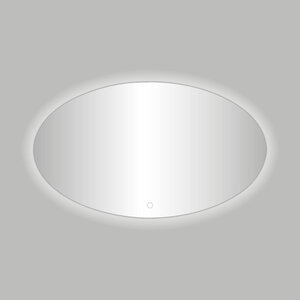 Best-Design Divo spiegel ovaal 80x60cm inclusief LED verlichting met touchscreen schakelaar