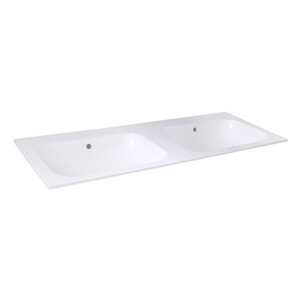 Best-Design duo wastafel 120 cm tbv meubel Hydra / Bora zonder kraangaten