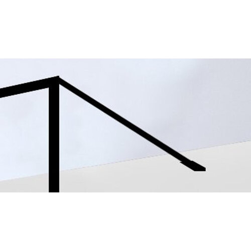 Best-Design Noire muur stabilisatie stang 1200 mm