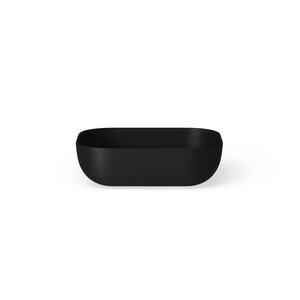 Looox sink collection opzet waskom rechthoekig 45x32,5cm matt black