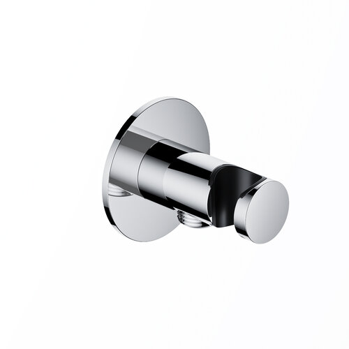 Hotbath Wandsteun met uitlaat Geborsteld Nikkel AC515GN HotBath Hotbath Wandsteun met uitlaat Geborsteld Nikkel AC515GN