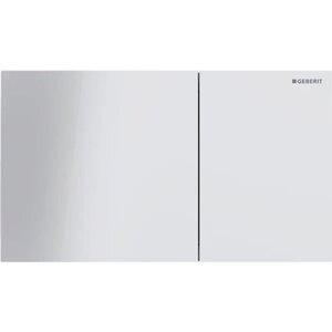 Geberit Sigma70 bedieningsplaat glas - Glans wit