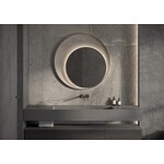 Martens & Meijer spiegel rond met ronde frame met verlichting en verwarming | Geborsteld Goud | 90 cm Martens & Meijer Martens & Meijer spiegel rond met ronde frame met verlichting en verwarming | Geborsteld Goud | 90 cm