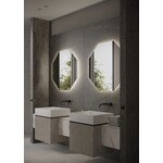 Martens & Meijer spiegel hexagon met verlichting en verwarming Stockholm | 60 cm Martens & Meijer Martens & Meijer spiegel hexagon met verlichting en verwarming Stockholm | 60 cm