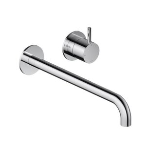 HotBath HotBath Cobber inbouw Wastafelkraan | Chroom | 25cm HotBath Cobber inbouw Wastafelkraan | Chroom | 25cm