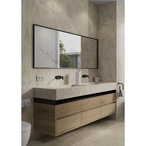 Martens & Meijer spiegel rechthoek met verlichting en verwarming Chicago | Geborsteld Goud | 100 cm | 100 cm Martens & Meijer Martens & Meijer spiegel rechthoek met verlichting en verwarming Chicago | Geborsteld Goud | 100 cm | 100 cm