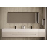 Martens & Meijer spiegel rechthoek met verlichting en verwarming Chicago | Geborsteld Gun Metal | 160 cm | 80 cm Martens & Meijer Martens & Meijer spiegel rechthoek met verlichting en verwarming Chicago | Geborsteld Gun Metal | 160 cm | 80 cm