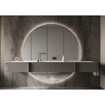 Martens & Meijer spiegel rond met verlichting en verwarming Horizon | 140x80 cm Martens & Meijer Martens & Meijer spiegel rond met verlichting en verwarming Horizon | 140x80 cm