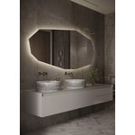 Martens & Meijer spiegel organisch gevormd met verlichting en verwarming Oslo | 120x60 cm Martens & Meijer Martens & Meijer spiegel organisch gevormd met verlichting en verwarming Oslo | 120x60 cm