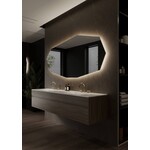 Martens & Meijer spiegel organisch gevormd met verlichting en verwarming Oslo | 120x60 cm Martens & Meijer Martens & Meijer spiegel organisch gevormd met verlichting en verwarming Oslo | 120x60 cm