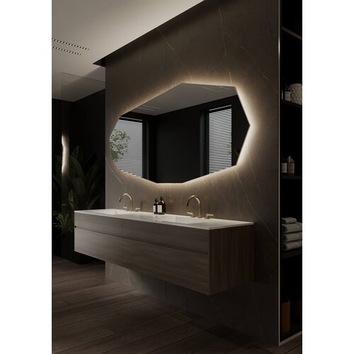 Martens & Meijer spiegel organisch gevormd met verlichting en verwarming Oslo | 120x60 cm Martens & Meijer Martens & Meijer spiegel organisch gevormd met verlichting en verwarming Oslo | 120x60 cm