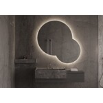 Martens & Meijer Oragnische spiegel met indirecte verlichting Barbapapa | 70 cm Martens & Meijer Martens & Meijer Oragnische spiegel met indirecte verlichting Barbapapa | 70 cm