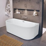 Riho Desire Back to wall halfvrijstaand bad | 180x84cm | Mat Wit | Zonder badvulcombinatie | Nee | Sparkle mood Riho Riho Desire Back to wall halfvrijstaand bad | 180x84cm | Mat Wit | Zonder badvulcombinatie | Nee | Sparkle mood