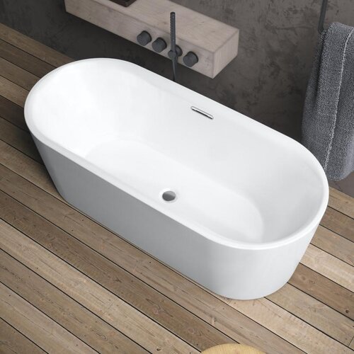 Riho Modesty vrijstaand bad | Mat wit | Zonder badvulcombinatie | Nee Riho Riho Modesty vrijstaand bad | Mat wit | Zonder badvulcombinatie | Nee