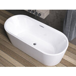 Riho Modesty vrijstaand bad | Glans wit | Met badvulcombinatie | Nee Riho Riho Modesty vrijstaand bad | Glans wit | Met badvulcombinatie | Nee