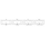 Riho Riho Rethink Cubic inbouwbad | 160x70cm | Wit | Zonder badvulcombinatie