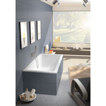 Riho Riho Rethink Cubic inbouwbad | 160x70cm | Wit | Met badvulcombinatie