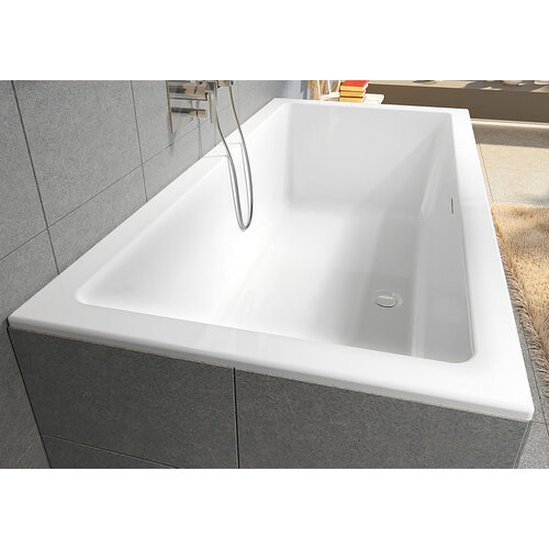 Riho Riho Rethink Cubic inbouwbad | 170x75cm | Wit | Met badvulcombinatie