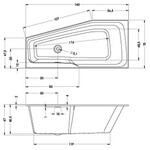 Riho Rethink Space S inbouw hoekbad | 160x75cm | rechts | Zonder badvulcombinatie Riho Riho Rethink Space S inbouw hoekbad | 160x75cm | rechts | Zonder badvulcombinatie