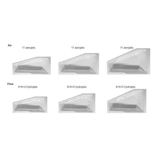 Riho Rethink Space S inbouw hoekbad | 160x75cm | rechts | Zonder badvulcombinatie Riho Riho Rethink Space S inbouw hoekbad | 160x75cm | rechts | Zonder badvulcombinatie