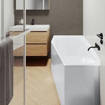 Riho Rethink Space L Plug&Play halfvrijstaand hoekbad | 180x110cm | rechts | Zonder badvulcombinatie Riho Riho Rethink Space L Plug&Play halfvrijstaand hoekbad | 180x110cm | rechts | Zonder badvulcombinatie