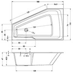 Riho Rethink Space L Plug&Play halfvrijstaand hoekbad | 180x110cm | rechts | Zonder badvulcombinatie Riho Riho Rethink Space L Plug&Play halfvrijstaand hoekbad | 180x110cm | rechts | Zonder badvulcombinatie