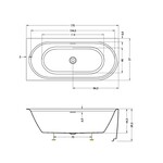 Riho Desire Corner halfvrijstaand bad | 170x77cm | Rechts | Wit | Zonder badvulcombinatie | Nee | Ja Riho Riho Desire Corner halfvrijstaand bad | 170x77cm | Rechts | Wit | Zonder badvulcombinatie | Nee | Ja