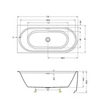 Riho Desire Corner halfvrijstaand bad | 170x77cm | Rechts | Mat Wit | Zonder badvulcombinatie | Nee | Ja Riho Riho Desire Corner halfvrijstaand bad | 170x77cm | Rechts | Mat Wit | Zonder badvulcombinatie | Nee | Ja