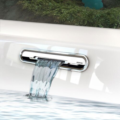 Riho Desire Corner halfvrijstaand bad | 170x77cm | Rechts | Mat Wit | Met badvulcombinatie | Ja | Sparkle mood Riho Riho Desire Corner halfvrijstaand bad | 170x77cm | Rechts | Mat Wit | Met badvulcombinatie | Ja | Sparkle mood