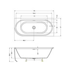 Riho Desire Corner halfvrijstaand bad | 170x77cm | Links | Mat Wit | Zonder badvulcombinatie | Nee | Sparkle mood Riho Riho Desire Corner halfvrijstaand bad | 170x77cm | Links | Mat Wit | Zonder badvulcombinatie | Nee | Sparkle mood