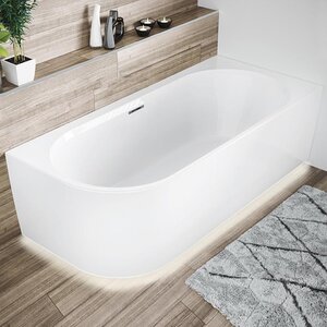 Riho Riho Desire Corner halfvrijstaand bad | 170x77cm | Links | Mat Wit | Met badvulcombinatie | Ja | Nee Riho Desire Corner halfvrijstaand bad | 170x77cm | Links | Mat Wit | Met badvulcombinatie | Ja | Nee