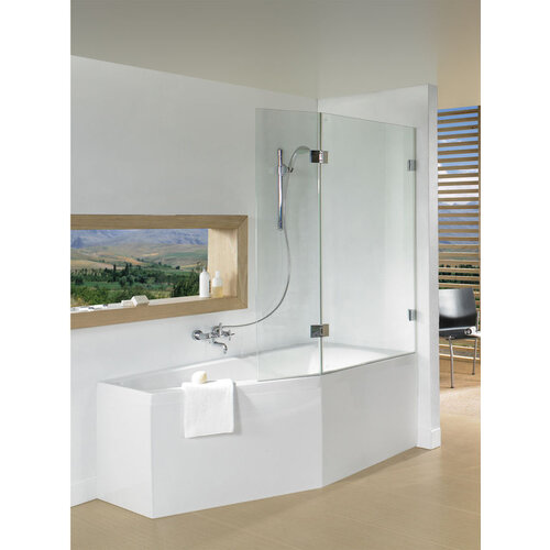 Riho Scandic NXT X500 badwand voor Geta 160 bad 111,5cm | Rechts | Zwart Riho Riho Scandic NXT X500 badwand voor Geta 160 bad 111,5cm | Rechts | Zwart