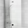 Riho Novik Z500 badwand voor Delta bad 90x150cm chroom