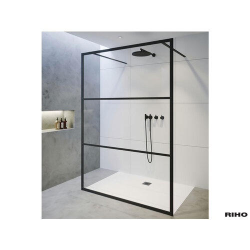 Riho Grid GB401 inloopdouche vrijstaand | 120cm Riho Riho Grid GB401 inloopdouche vrijstaand | 120cm