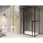 Riho Lucid 203 douchecabine 3-delig zij-instap | 130x100cm Riho Riho Lucid 203 douchecabine 3-delig zij-instap | 130x100cm