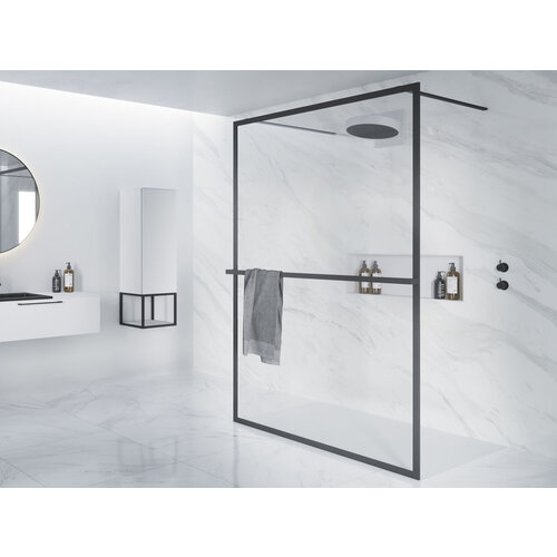 Riho Lucid 401 inloopdouche vrijstaand | 100cm Riho Riho Lucid 401 inloopdouche vrijstaand | 100cm