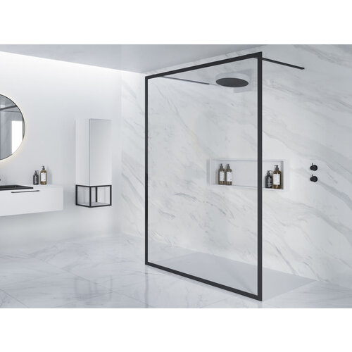 Riho Lucid 401 inloopdouche vrijstaand | 100cm Riho Riho Lucid 401 inloopdouche vrijstaand | 100cm