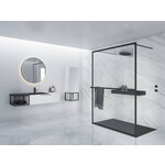 Riho Lucid 401 inloopdouche vrijstaand | 100cm Riho Riho Lucid 401 inloopdouche vrijstaand | 100cm