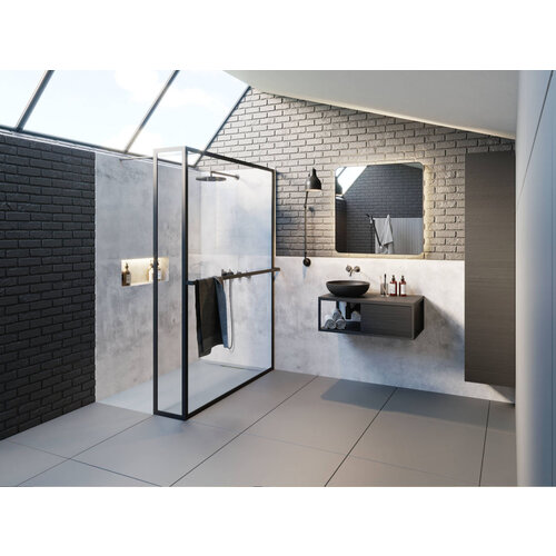 Riho Lucid 402 Swing inloopdouche | 100cm Riho Riho Lucid 402 Swing inloopdouche | 100cm