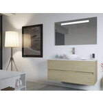 Riho Avella Round opzetwastafel rond 42x42cm Solid Surface mat wit | Rond Riho Riho Avella Round opzetwastafel rond 42x42cm Solid Surface mat wit | Rond