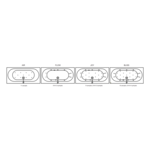 Riho Carolina inbouwbad acryl wit | 190x80cm Riho Riho Carolina inbouwbad acryl wit | 190x80cm