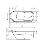 Riho Columbia inbouwbad acryl wit | 160x75cm Riho Riho Columbia inbouwbad acryl wit | 160x75cm