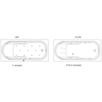 Riho Columbia inbouwbad acryl wit | 160x75cm Riho Riho Columbia inbouwbad acryl wit | 160x75cm