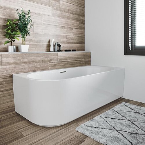 Riho Desire Corner halfvrijstaand bad | 184x84cm | Links | Wit | Met badvulcombinatie | Nee | Sparkle mood Riho Riho Desire Corner halfvrijstaand bad | 184x84cm | Links | Wit | Met badvulcombinatie | Nee | Sparkle mood