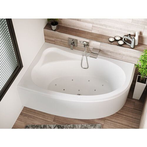 Riho Lyra inbouw hoekbad | 153,5x100,5cm | rechts Riho Riho Lyra inbouw hoekbad | 153,5x100,5cm | rechts