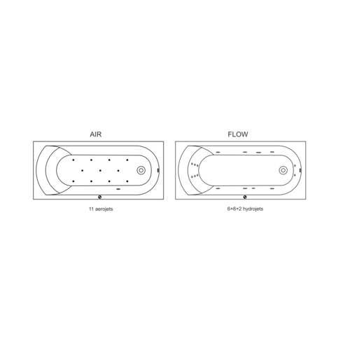 Riho Miami inbouwbad | 170x70cm Riho Riho Miami inbouwbad | 170x70cm